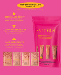 Palo Santo Wash & Go Cocktail Sampler Set